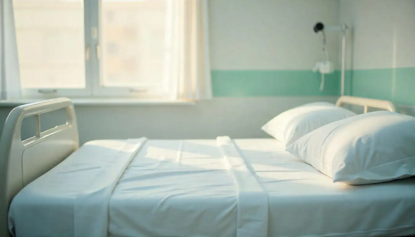 Hospital bedsheets